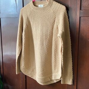 Cozy Tan Knit Sweater